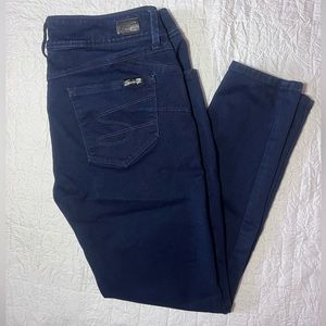 Seven7 Jeans Denim Mid Rise Booty Shaper Legging Size 10